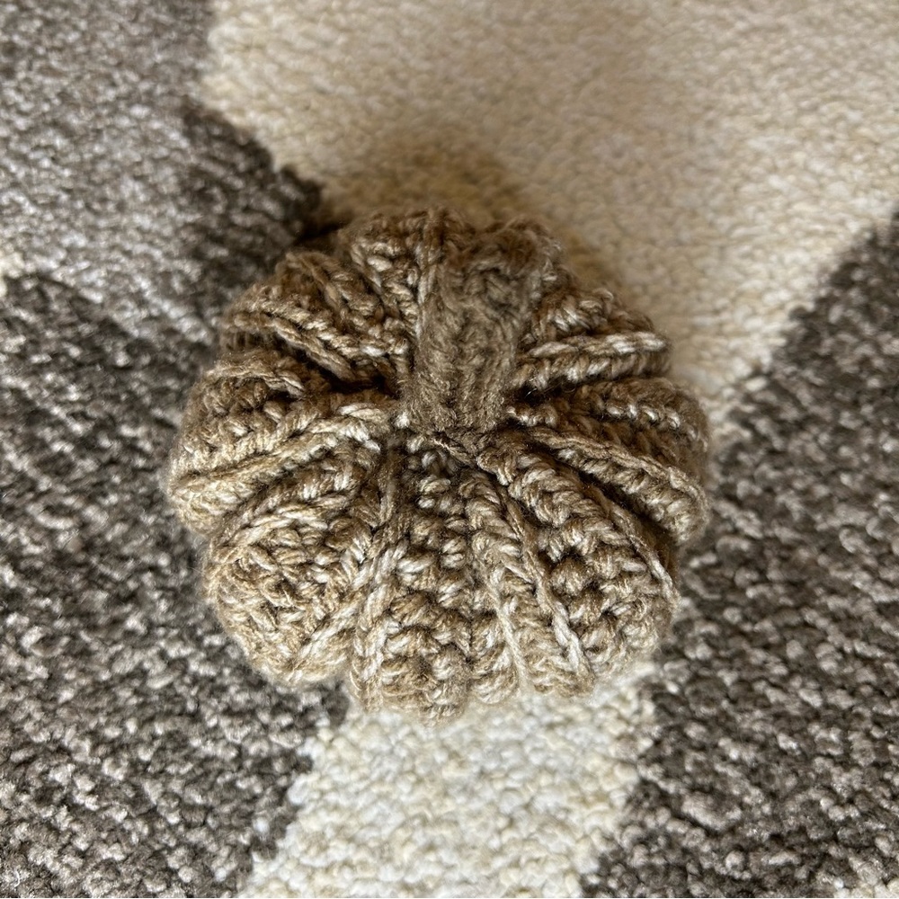 Hand Crocheted Pumpkin
